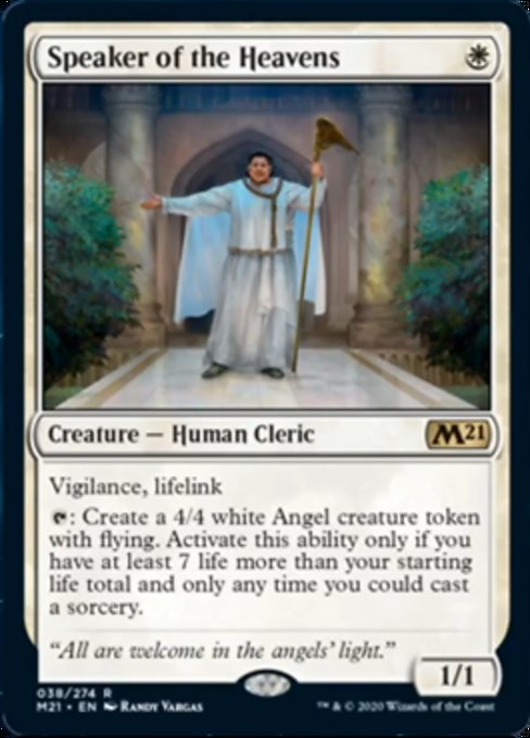 Speaker of the Heavens [Core Set 2021] | Gate City Games LLC