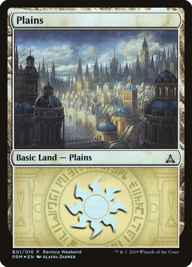 Plains (B01) [Ravnica Allegiance Guild Kit] | Gate City Games LLC