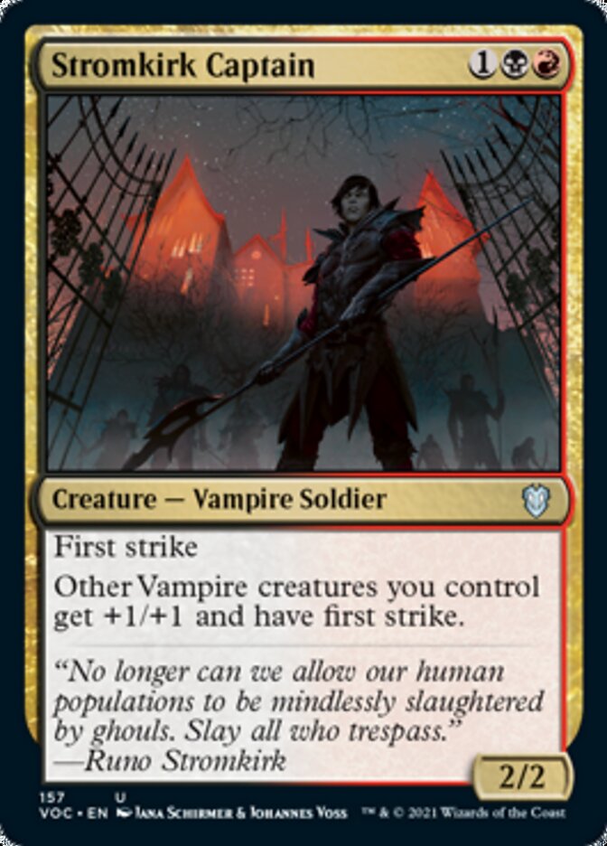 Stromkirk Captain [Innistrad: Crimson Vow Commander] | Gate City Games LLC