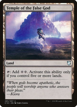 Temple of the False God [Commander 2018] | Gate City Games LLC