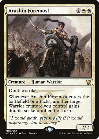 Arashin Foremost [Dragons of Tarkir] | Gate City Games LLC