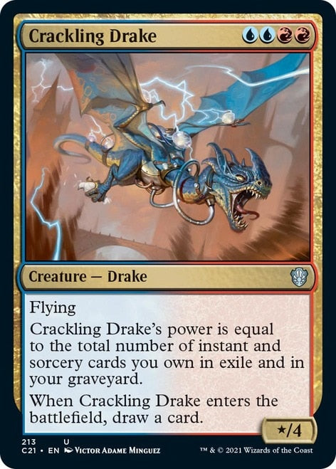 Crackling Drake [Commander 2021] | Gate City Games LLC