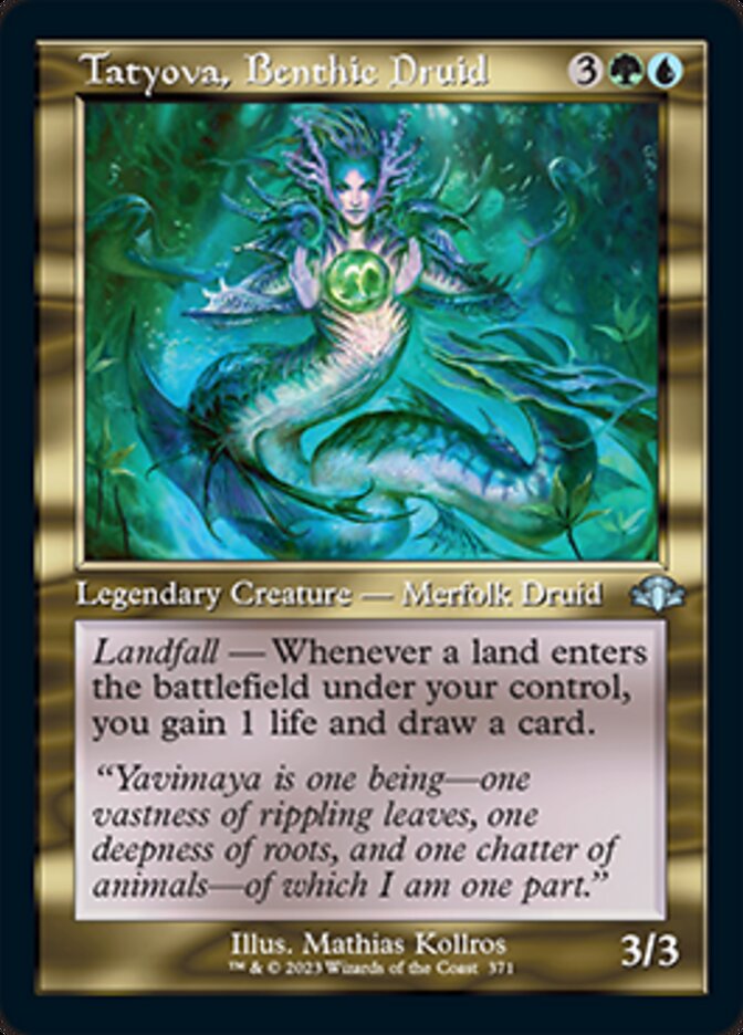 Tatyova, Benthic Druid (Retro) [Dominaria Remastered] | Gate City Games LLC