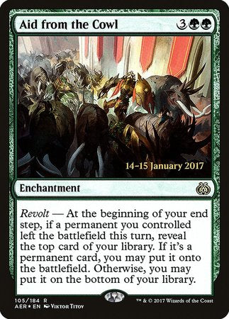 Aid from the Cowl [Aether Revolt Promos] | Gate City Games LLC