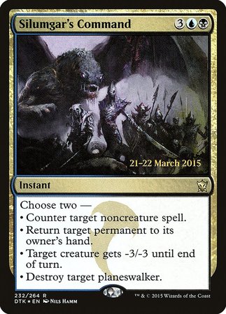 Silumgar's Command [Dragons of Tarkir Promos] | Gate City Games LLC