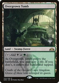 Overgrown Tomb [Promo Pack: Throne of Eldraine] | Gate City Games LLC