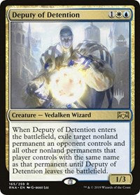 Deputy of Detention [Promo Pack: Throne of Eldraine] | Gate City Games LLC