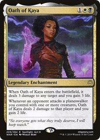 Oath of Kaya [Promo Pack: Throne of Eldraine] | Gate City Games LLC