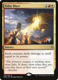 Solar Blaze [Promo Pack: Throne of Eldraine] | Gate City Games LLC