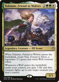 Tolsimir, Friend to Wolves [Promo Pack: Throne of Eldraine] | Gate City Games LLC