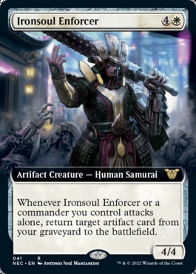 Ironsoul Enforcer (Extended) [Kamigawa: Neon Dynasty Commander] | Gate City Games LLC
