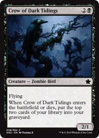 Crow of Dark Tidings [Magic Game Night 2019] | Gate City Games LLC