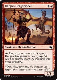 Kargan Dragonrider [Magic Game Night 2019] | Gate City Games LLC