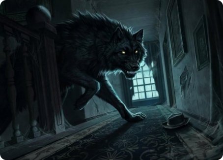 Primal Adversary Art Card [Innistrad: Midnight Hunt Art Series] | Gate City Games LLC