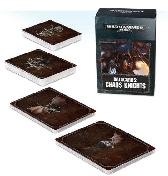 Datacards: Chaos Knights | Gate City Games LLC