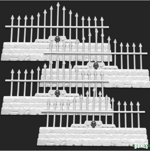 GRAVEYARD LONG FENCES (4) | Gate City Games LLC