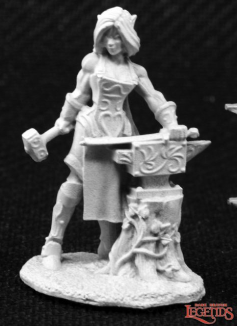 LARIL SILVERHAND, FEMALE ELVEN BLACKSMITH | Gate City Games LLC