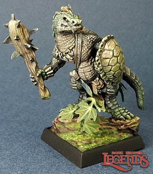 LIZARDMAN W/ CLUB & SHIELD | Gate City Games LLC