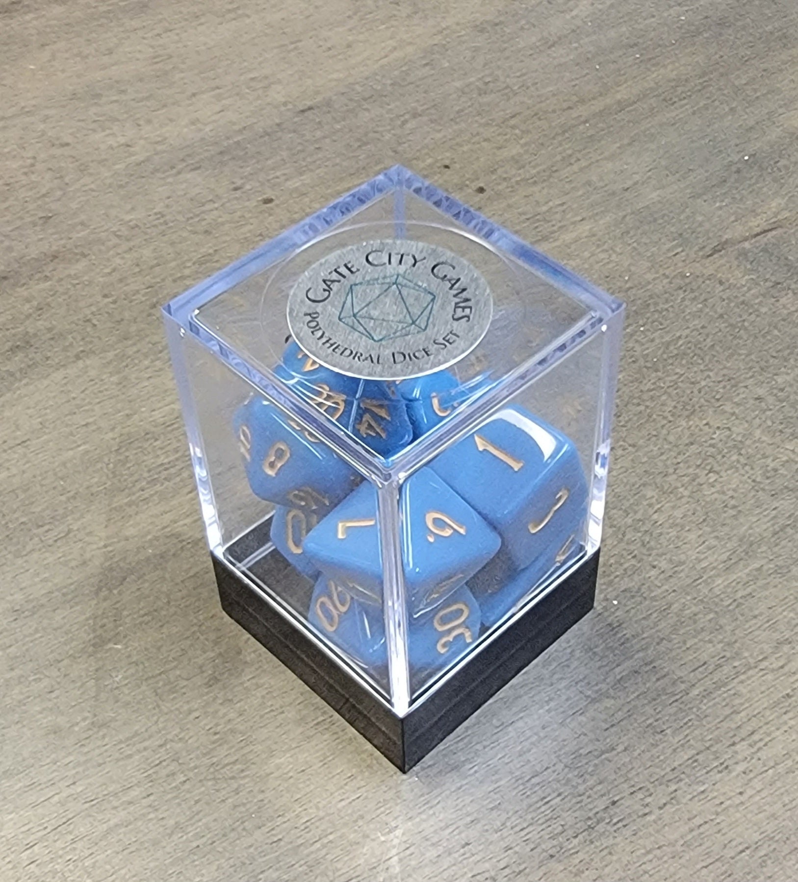 GCG Opaque Polyhedral Dice Set | Gate City Games LLC