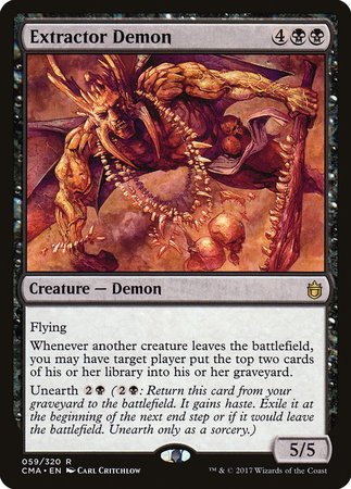 Extractor Demon [Commander Anthology] | Gate City Games LLC