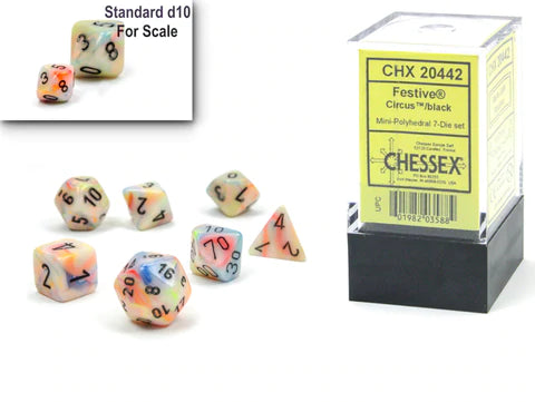Chessex Mini Polyhedral Dice | Gate City Games LLC