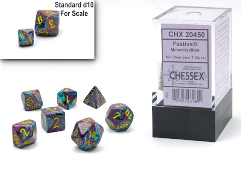 Chessex Mini Polyhedral Dice | Gate City Games LLC