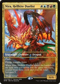 Nira, Hellkite Duelist [Unique and Miscellaneous Promos] | Gate City Games LLC