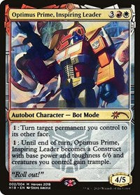 Optimus Prime, Inspiring Leader [Unique and Miscellaneous Promos] | Gate City Games LLC