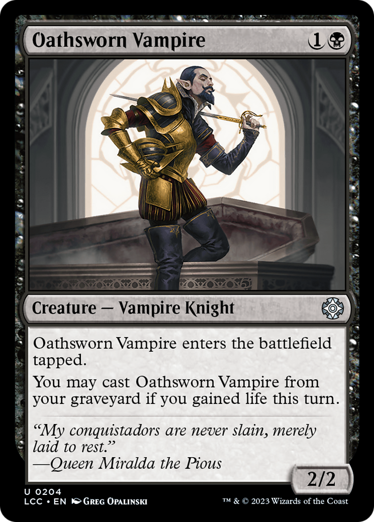 Oathsworn Vampire [The Lost Caverns of Ixalan Commander] | Gate City Games LLC