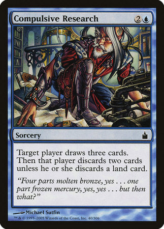 Compulsive Research [Ravnica: City of Guilds] | Gate City Games LLC