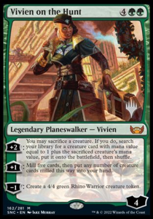 Vivien on the Hunt (Promo Pack) [Streets of New Capenna Promos] | Gate City Games LLC
