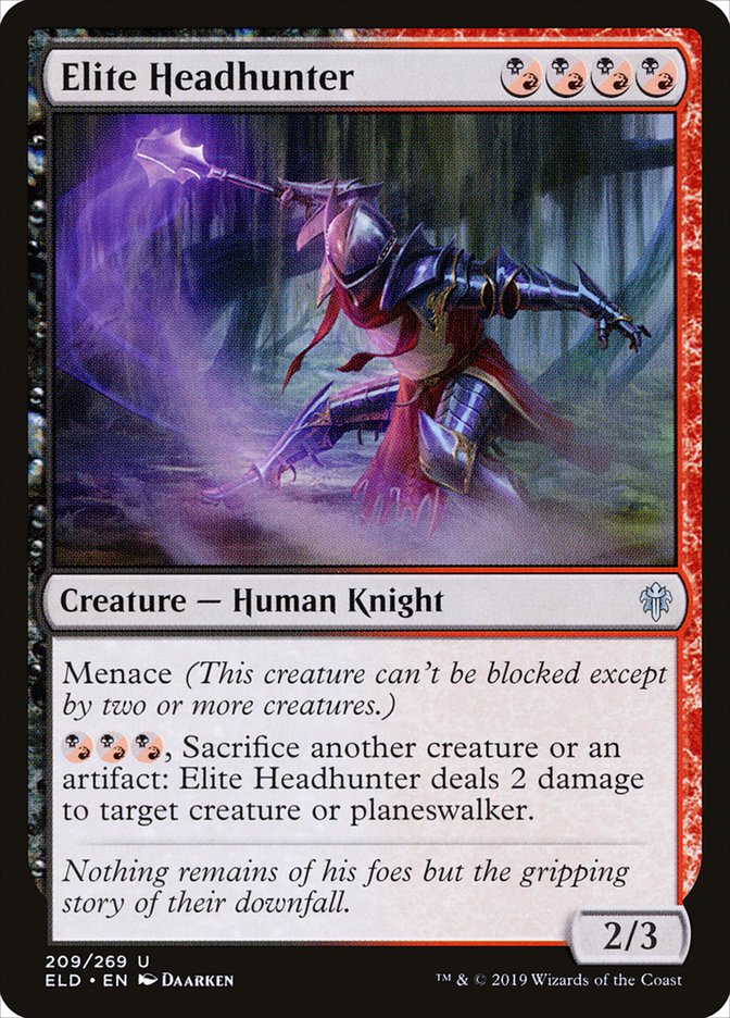 Elite Headhunter [Throne of Eldraine] | Gate City Games LLC