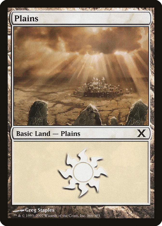 Plains (366) [Tenth Edition] | Gate City Games LLC