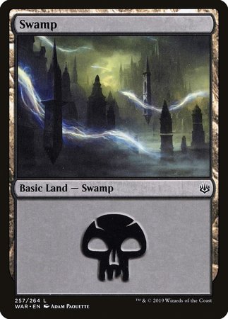 Swamp (257) [War of the Spark] | Gate City Games LLC