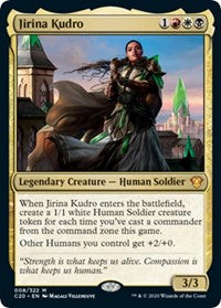 Jirina Kudro (Commander 2020) [Oversize Cards] | Gate City Games LLC