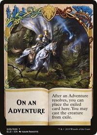 On An Adventure // Spirit Double-sided Token (Challenger 2020) [Unique and Miscellaneous Promos] | Gate City Games LLC