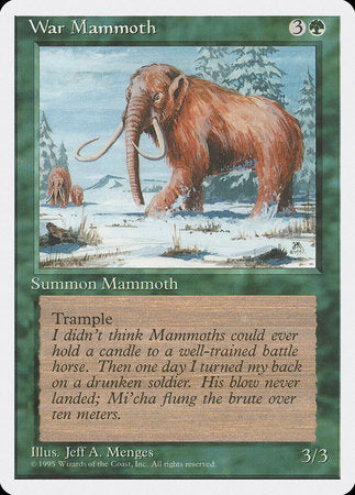 War Mammoth [Fourth Edition] | Gate City Games LLC