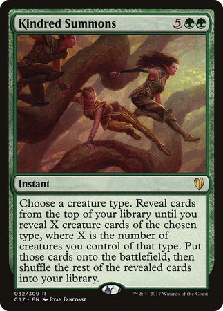 Kindred Summons [Commander 2017] | Gate City Games LLC
