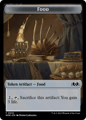 Faerie // Food (0010) Double-Sided Token [Wilds of Eldraine Tokens] | Gate City Games LLC