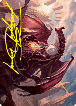 Velomachus Lorehold Art Card (Gold-Stamped Signature) [Strixhaven: School of Mages Art Series] | Gate City Games LLC