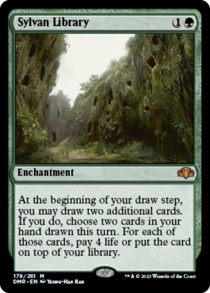 Sylvan Library [Dominaria Remastered] | Gate City Games LLC