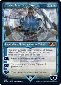 Teferi, Master of Time (Showcase) (290) [Core Set 2021] | Gate City Games LLC