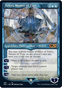 Teferi, Master of Time (Showcase) (291) [Core Set 2021] | Gate City Games LLC