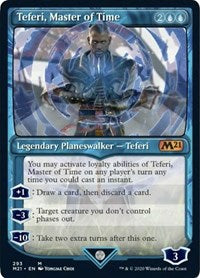 Teferi, Master of Time (Showcase) (293) [Core Set 2021] | Gate City Games LLC