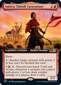 Subira, Tulzidi Caravanner (Extended Art) [Core Set 2021] | Gate City Games LLC