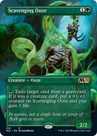 Scavenging Ooze (Alternate Art) [Core Set 2021] | Gate City Games LLC