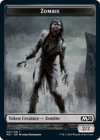 Zombie Token [Core Set 2021] | Gate City Games LLC