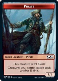 Pirate Token [Core Set 2021] | Gate City Games LLC