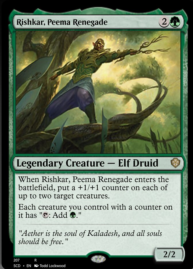 Rishkar, Peema Renegade [Starter Commander Decks] | Gate City Games LLC