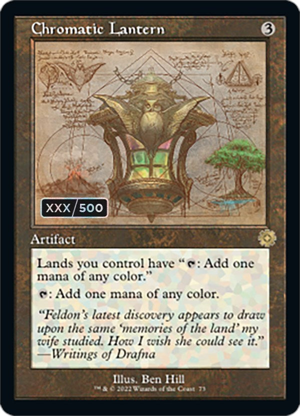 Chromatic Lantern (Retro Schematic) (Serial Numbered) [The Brothers' War Retro Artifacts] | Gate City Games LLC
